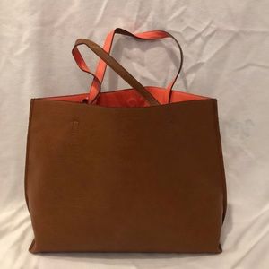 Reversible Contrast Tote Bag